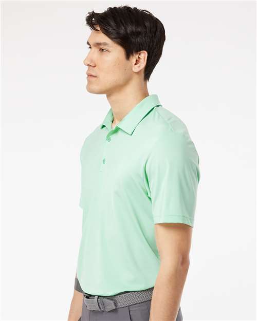 adidas A514 Men's Ultimate365 Solid Polo - Clear Mint - OnModelSide