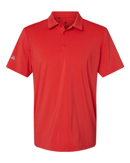 adidas A514 Men's Ultimate365 Solid Polo - Real Coral - Front