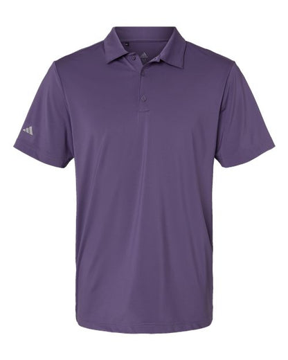 adidas A514 Men's Ultimate365 Solid Polo - Tech Purple - Front