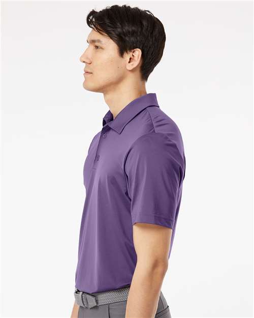 adidas A514 Men's Ultimate365 Solid Polo - Tech Purple - OnModelSide