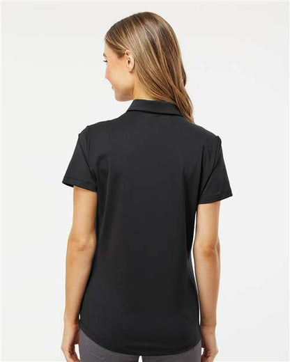 adidas A515 Women's Ultimate365 Solid Polo - Black - OnModelBack