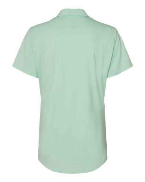 adidas A515 Women's Ultimate365 Solid Polo - Clear Mint - Back