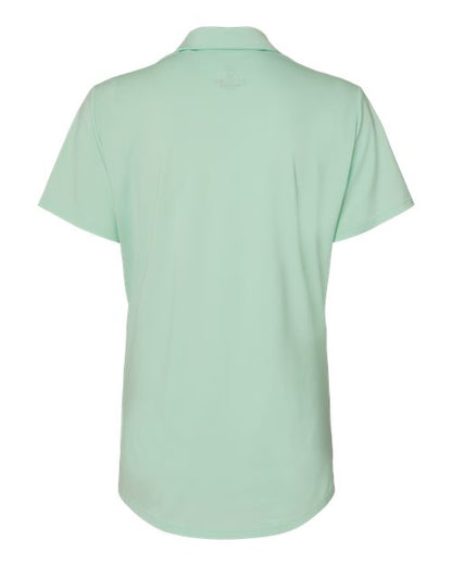 adidas A515 Women's Ultimate365 Solid Polo - Clear Mint - Back