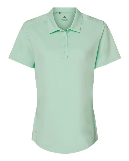 adidas A515 Women's Ultimate365 Solid Polo - Clear Mint - Front