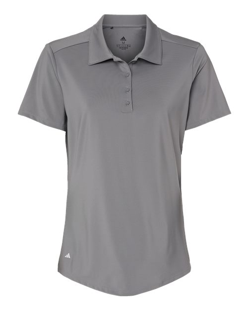 adidas A515 Women's Ultimate365 Solid Polo - Grey Three - Front