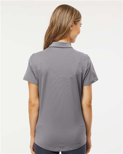 adidas A515 Women's Ultimate365 Solid Polo - Grey Three - OnModelBack