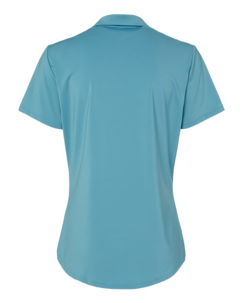 adidas A515 Women's Ultimate365 Solid Polo - Hazy Blue - Back