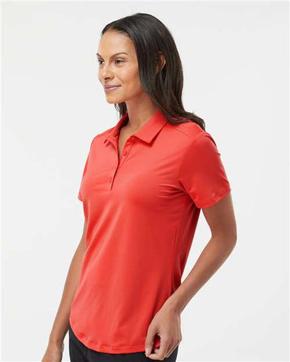 adidas A515 Women's Ultimate365 Solid Polo - Real Coral - OnModelSide