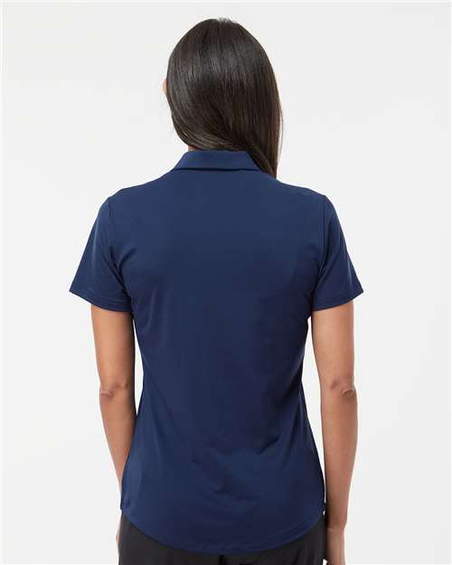 adidas A515 Women's Ultimate365 Solid Polo - Team Navy Blue - OnModelBack
