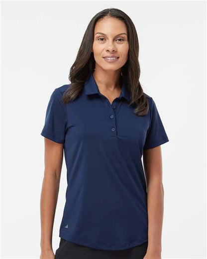 adidas A515 Women's Ultimate365 Solid Polo - Team Navy Blue - OnModelFront