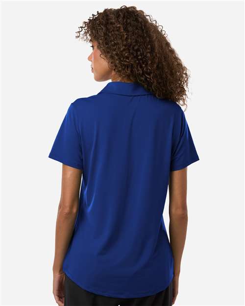 adidas A515 Women's Ultimate365 Solid Polo - Team Royal Blue - OnModelBack