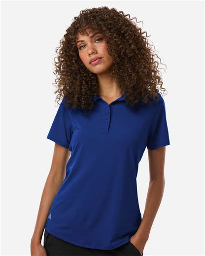 adidas A515 Women's Ultimate365 Solid Polo - Team Royal Blue - OnModelFront