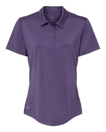 adidas A515 Women's Ultimate365 Solid Polo - Tech Purple - Front