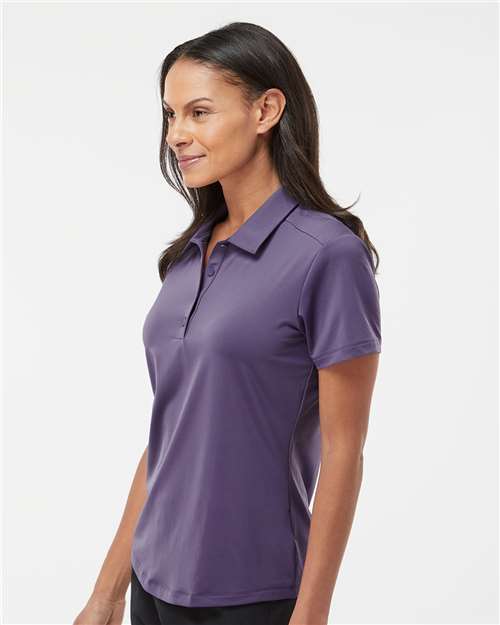 adidas A515 Women's Ultimate365 Solid Polo - Tech Purple - OnModelSide