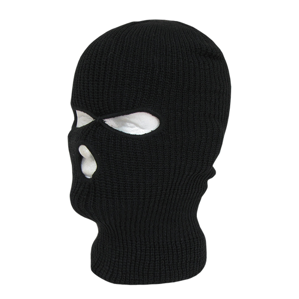 Decky-970-Tactical Mask (3 Holes) - Black