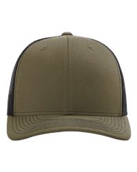 Richardson 112RE Sustainable Trucker Cap, Snapback Closure