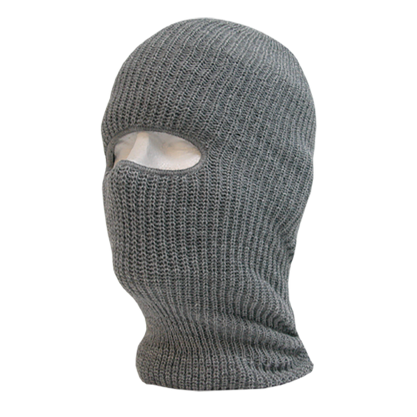 Decky-971-Tactical Mask (1 Hole) - Heather Grey