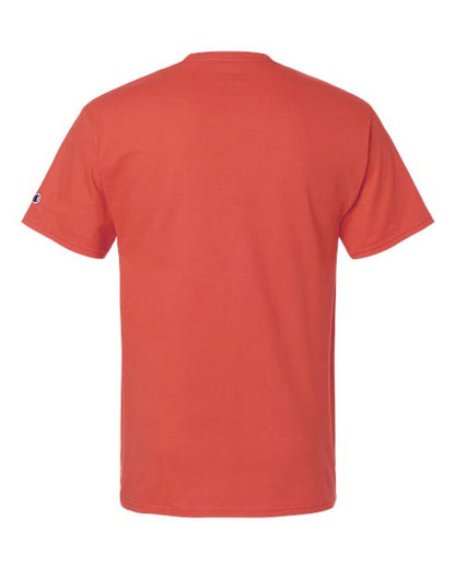 Champion T425 Unisex Classic T-Shirt - Red River Clay - Back