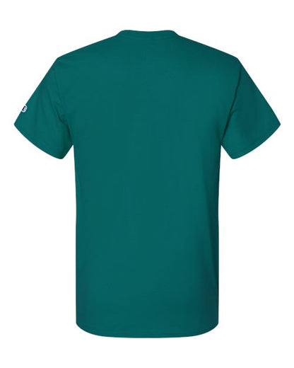 Champion T425 Unisex Classic T-Shirt - Emerald Green - Back