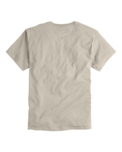 Champion T425 Unisex Classic T-Shirt - Sand - Back