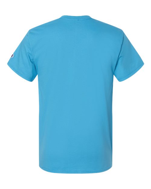 Champion T425 Unisex Classic T-Shirt - Blue Lagoon - Back