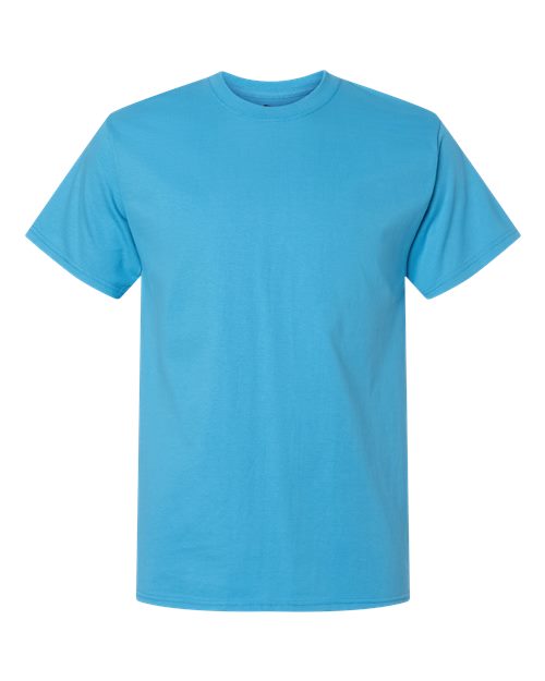 Champion T425 Unisex Classic T-Shirt - Blue Lagoon - Front