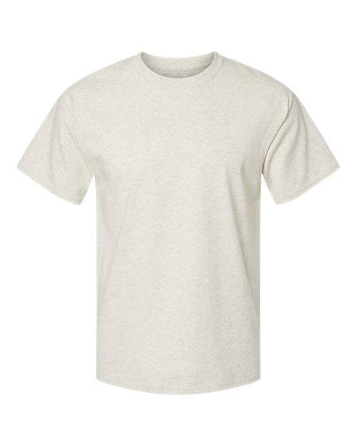 Champion T425 Unisex Classic T-Shirt - Oatmeal Heather - Front