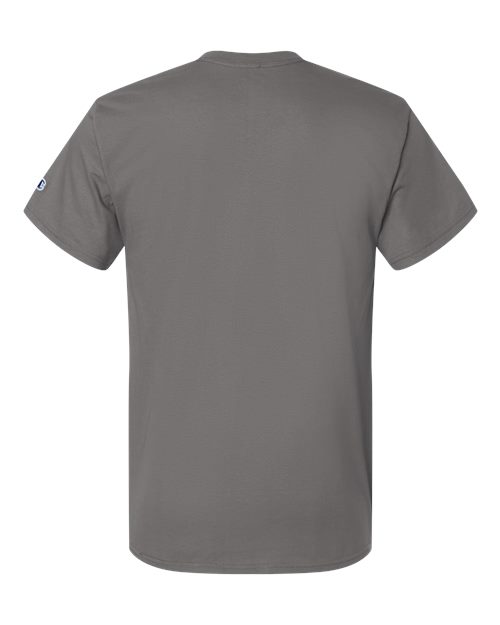Champion T425 Unisex Classic T-Shirt - Stone Grey - Back