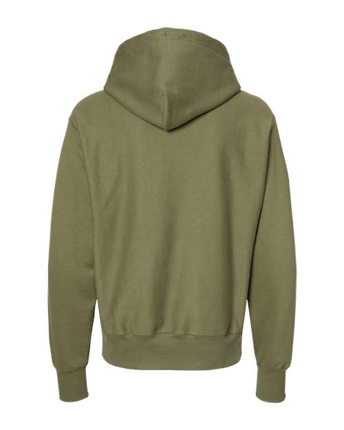 Champion S101 Unisex Reverse Weave® Hooded Sweatshirt - Fresh Olive - Back