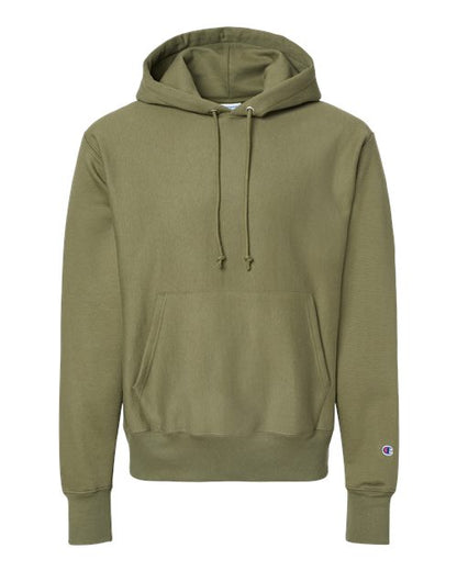 Champion S101 Unisex Reverse Weave® Hooded Sweatshirt - Fresh Olive - Front