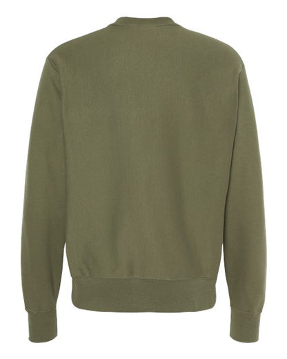 Champion S149 Unisex Reverse Weave® Crewneck Sweatshirt - Fresh Olive - Back