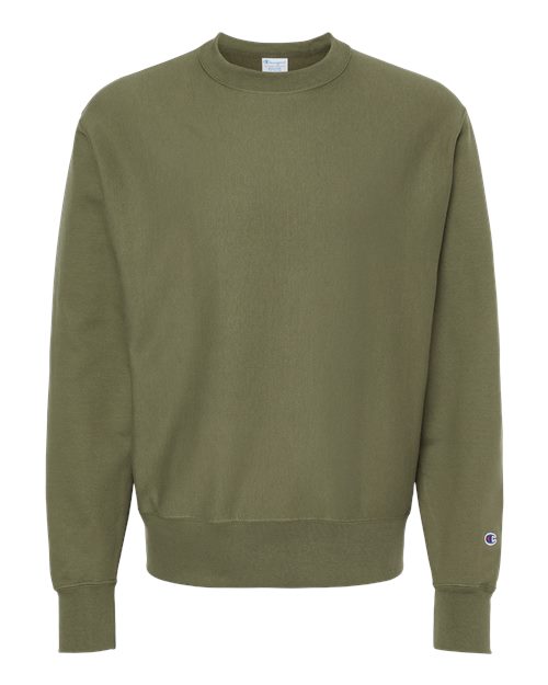 Champion S149 Unisex Reverse Weave® Crewneck Sweatshirt - Fresh Olive - Front