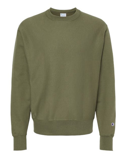 Champion S149 Unisex Reverse Weave® Crewneck Sweatshirt - Fresh Olive - Front