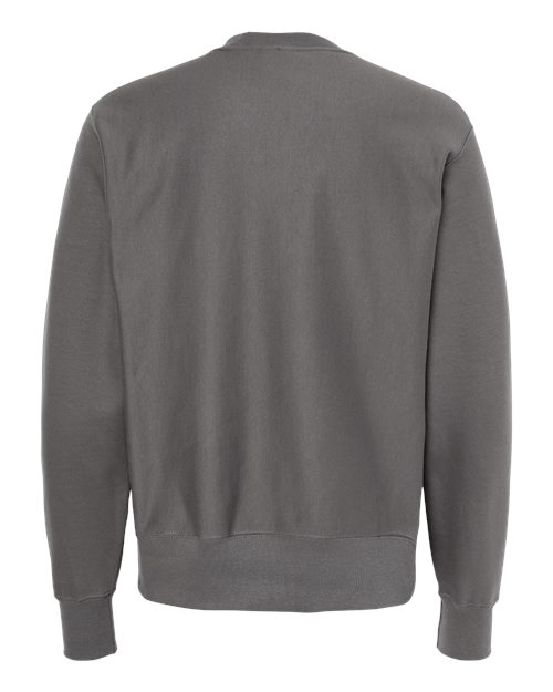 Champion S149 Unisex Reverse Weave® Crewneck Sweatshirt - Stone Grey - Back