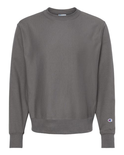 Champion S149 Unisex Reverse Weave® Crewneck Sweatshirt - Stone Grey - Front