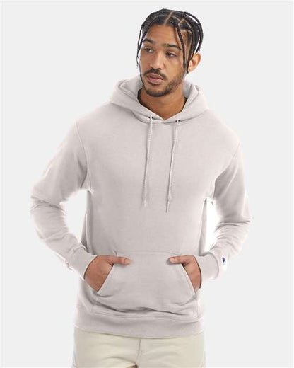 Champion S700 Unisex Powerblend® Hooded Sweatshirt - Body Blush - OnModelFront