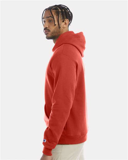 Champion S700 Unisex Powerblend® Hooded Sweatshirt - Red River Clay - OnModelSide