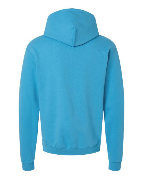 Champion S700 Unisex Powerblend® Hooded Sweatshirt - Blue Lagoon - Back
