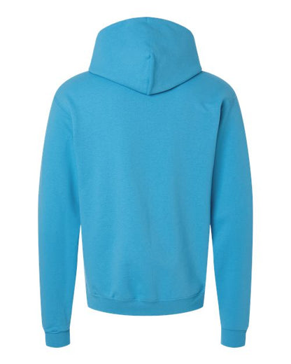 Champion S700 Unisex Powerblend® Hooded Sweatshirt - Blue Lagoon - Back