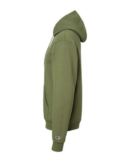 Champion S700 Unisex Powerblend® Hooded Sweatshirt - Fresh Olive - DirectSide