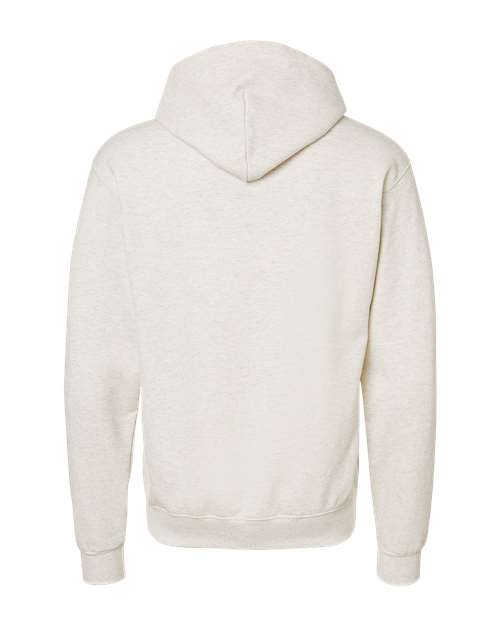 Champion S700 Unisex Powerblend® Hooded Sweatshirt - Oatmeal Heather - Back