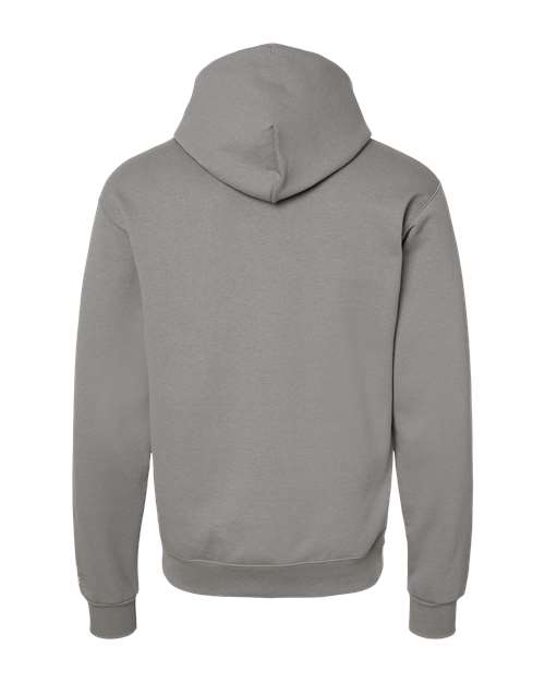 Champion S700 Unisex Powerblend® Hooded Sweatshirt - Stone Grey - Back