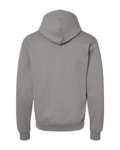 Champion S700 Unisex Powerblend® Hooded Sweatshirt - Stone Grey - Back