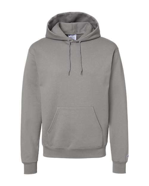 Champion S700 Unisex Powerblend® Hooded Sweatshirt - Stone Grey - Front