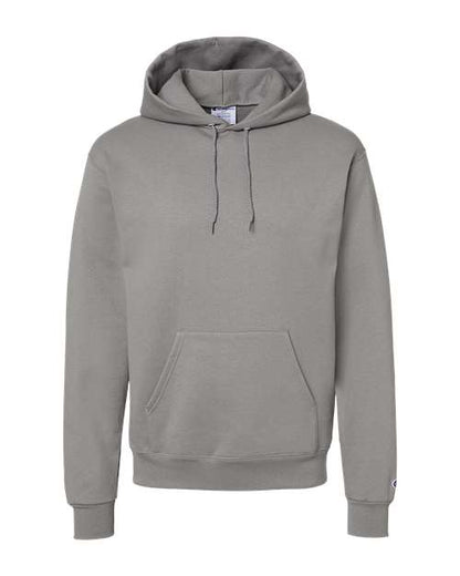 Champion S700 Unisex Powerblend® Hooded Sweatshirt - Stone Grey - Front
