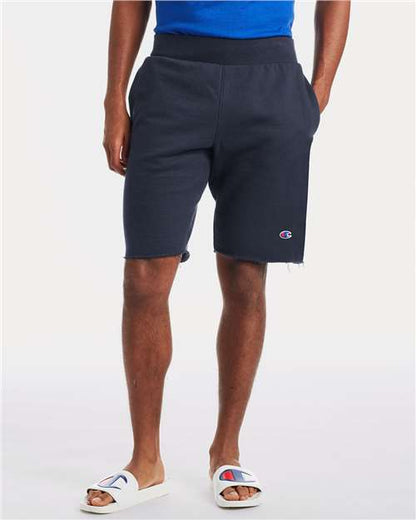 Champion RW26 Unisex Reverse Weave® Shorts - Navy - OnModelFront