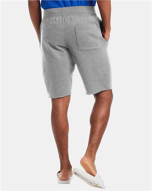 Champion RW26 Unisex Reverse Weave® Shorts - Oxford Grey - OnModelBack