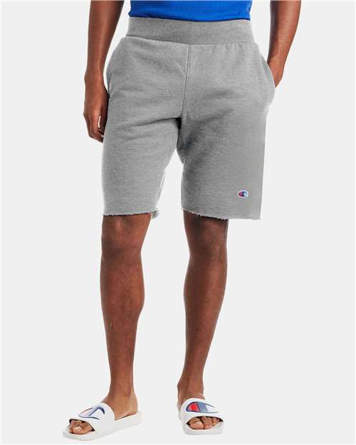 Champion RW26 Unisex Reverse Weave® Shorts - Oxford Grey - OnModelFront