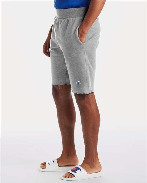 Champion RW26 Unisex Reverse Weave® Shorts - Oxford Grey - OnModelSide