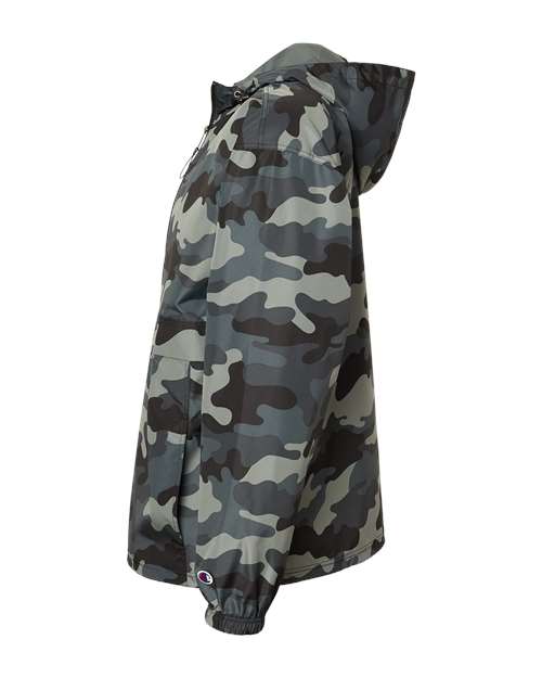 Champion CO200 Unisex Packable Anorak Jacket - Concrete Camo - DirectSide